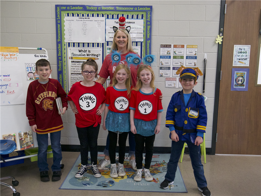 Students celebrate reading during Read Across America Week